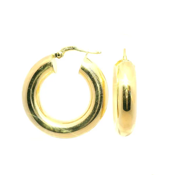 Lady’s 14K Yellow Gold Hoop Earrings Venus Jewelers Somerset, NJ