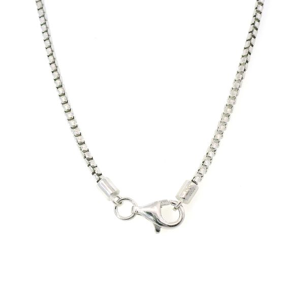 Men’s Sterling Silver Cross Pendant with Rolo Chain – 20” Image 2 Venus Jewelers Somerset, NJ