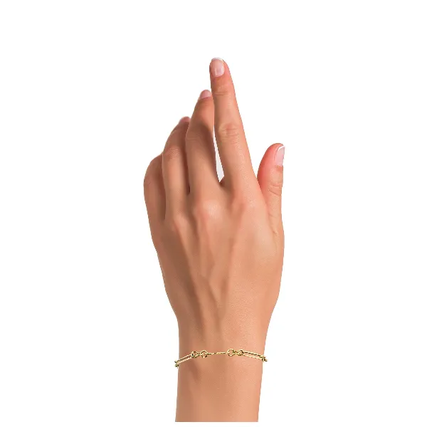 14K Yellow Gold Paperclip Link Bracelet – 7