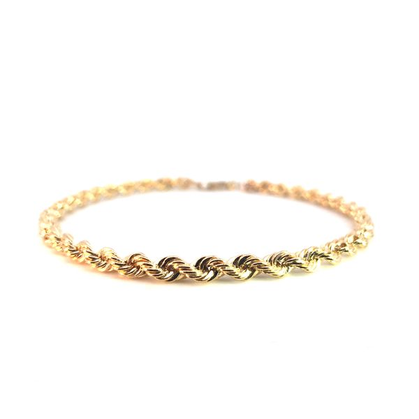 Men’s 14K Yellow Gold Rope Bracelet – 8.5” Venus Jewelers Somerset, NJ