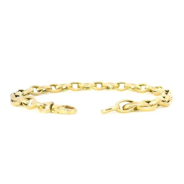 14K Yellow Gold Cable Chain Bracelet – 7