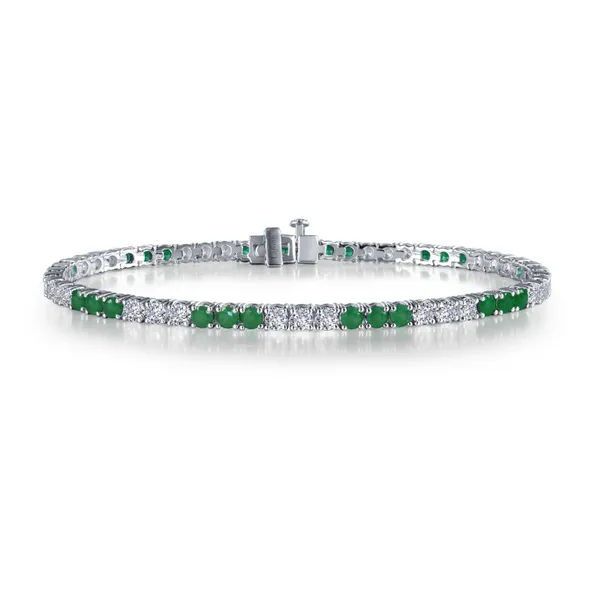 Sterling Silver Tennis Bracelet with 6.00ct Round Cubic Zirconia – 8