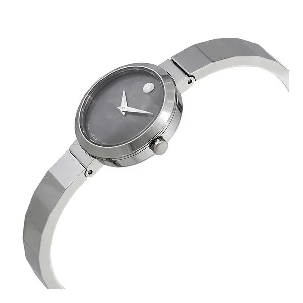 Movado Lady's Silver Tone Watch Image 2 Venus Jewelers Somerset, NJ