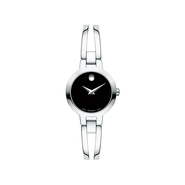 Movado Amorosa Staineless Steel Bracelet Watch 001 500 02221 Venus Jewelers Somerset NJ
