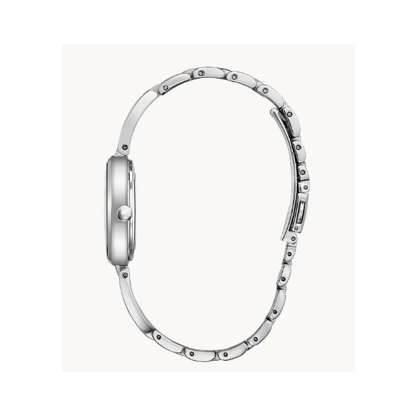 Citizen Axiom – White Mother-of-Pearl Dial, Stainless Steel, Eco-Drive Image 2 Venus Jewelers Somerset, NJ