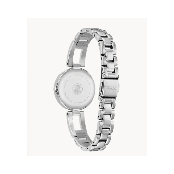 Citizen Axiom – White Mother-of-Pearl Dial, Stainless Steel, Eco-Drive Image 3 Venus Jewelers Somerset, NJ