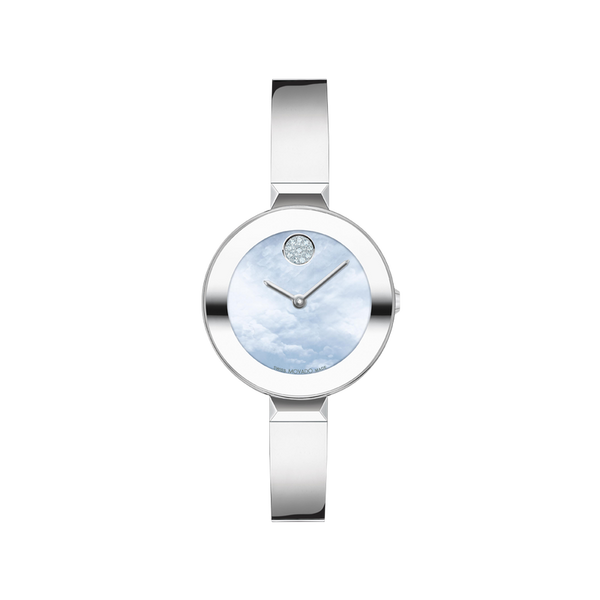 Lady's Movado Bold Banlge watch, 28 mm stainless steel