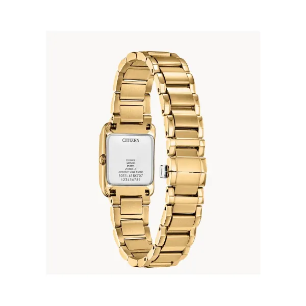 Citizen L Bianca – Mother-of-Pearl Dial, Yellow Stainless Steel, Eco-Drive Image 3 Venus Jewelers Somerset, NJ