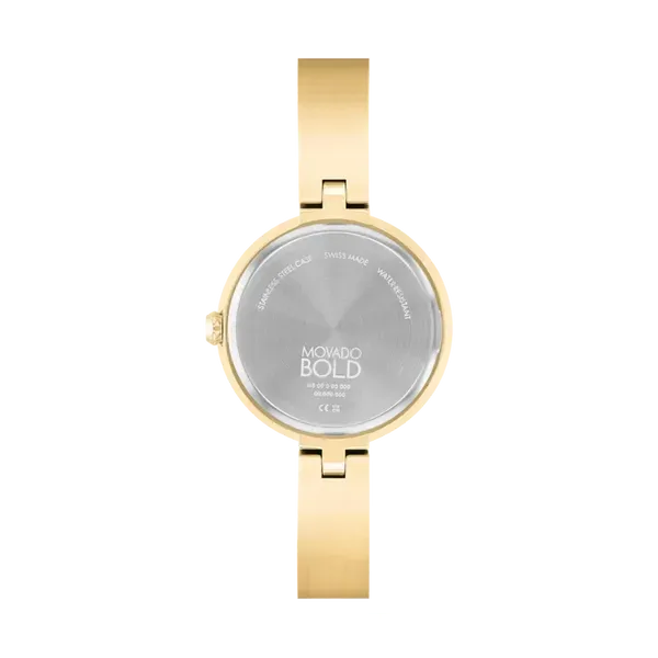 Movado Bold Bangle With Crystal Spray Dial Image 3 Venus Jewelers Somerset, NJ