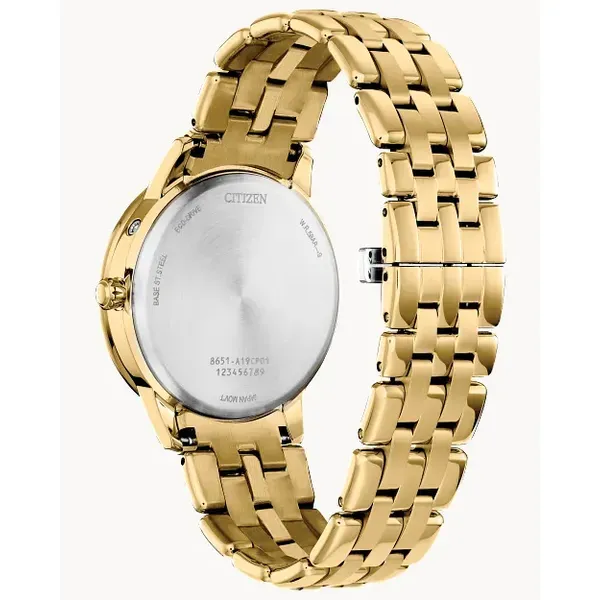 Citizen Yellow Stainless Steel Complicated Watch with Bracelet Clasp Image 3 Venus Jewelers Somerset, NJ
