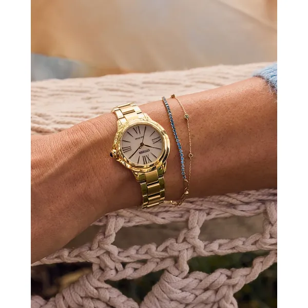 Citizen L Ceci – White Dial, Yellow Stainless Steel, Eco-Drive Image 4 Venus Jewelers Somerset, NJ