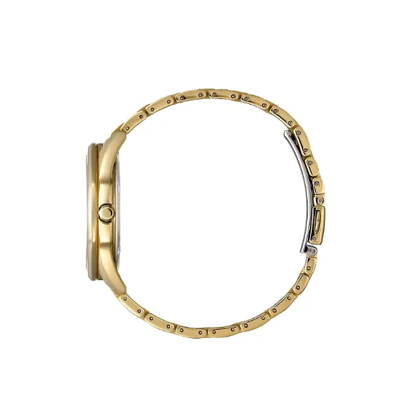 Yellow Stainless Steel Corso Watch – Gold-Tone with Octagonal Bezel Image 2 Venus Jewelers Somerset, NJ