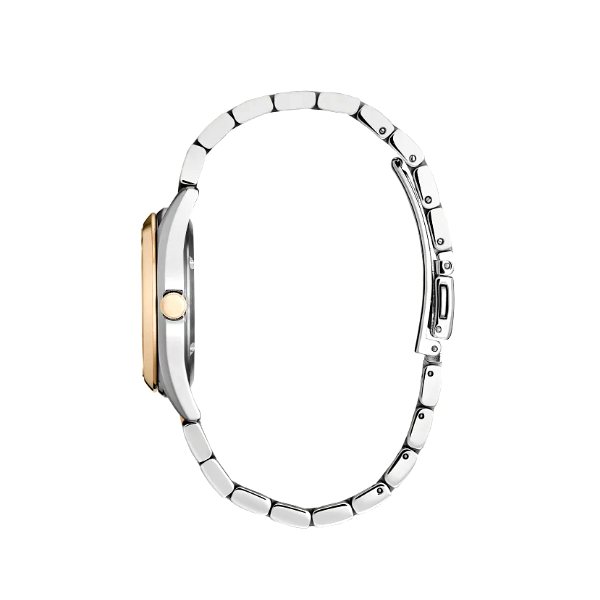 Lady’s Citizen Two-Tone Stainless Steel Eco-Drive Dress Watch – Deployment Clasp Image 2 Venus Jewelers Somerset, NJ