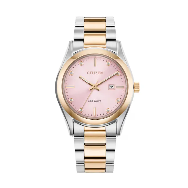 Citizen Two-Tone Stainless Steel Eco-Drive Dress Watch Venus Jewelers Somerset, NJ