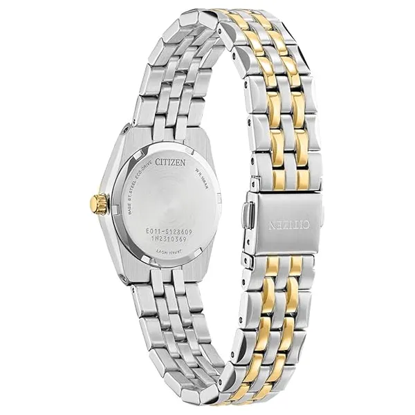Citizen Corso Women’s Two-Tone Stainless Steel Watch – White Dial with Date Image 2 Venus Jewelers Somerset, NJ