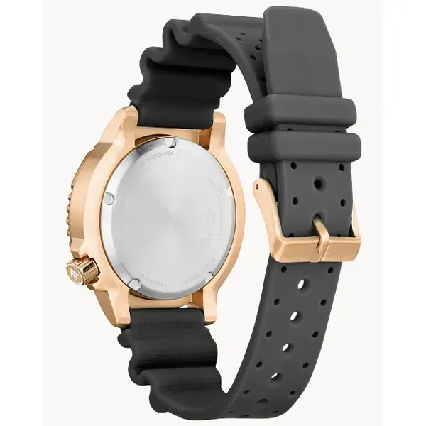 Citizen Promaster Diver Watch – Rose Gold-Tone with Gray Strap Image 3 Venus Jewelers Somerset, NJ