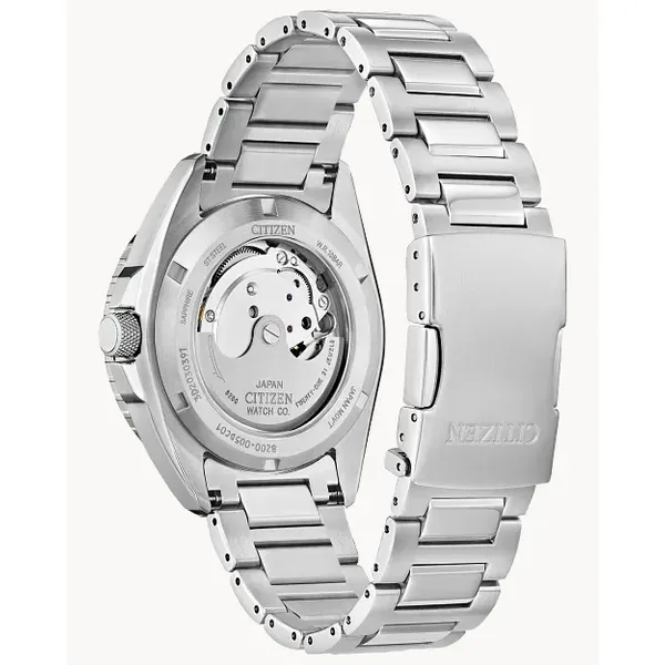 Citizen Stainless Steel Sport Automatic Watch with Bracelet Clasp Image 3 Venus Jewelers Somerset, NJ