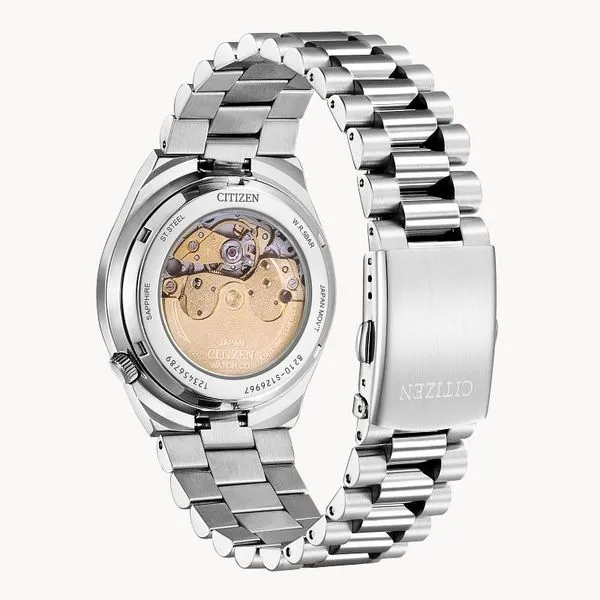 Citizen Automatic Orange Dial Tsuyosa Watch Image 2 Venus Jewelers Somerset, NJ