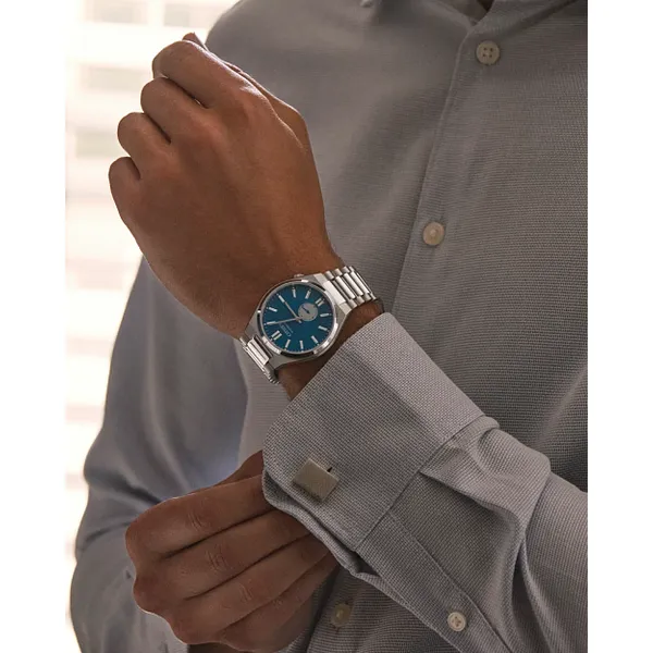 Citizen TSUYOSA Small Second Automatic – Silver-Tone with Blue Dial Image 4 Venus Jewelers Somerset, NJ