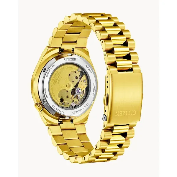 Citizen Tsuyosa Automatic Watch – Gold-Tone with Green Dial Image 3 Venus Jewelers Somerset, NJ