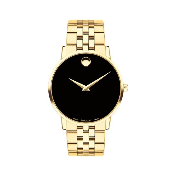 Movado Museum Classic 40mm Yellow Gold Watch Venus Jewelers Somerset, NJ