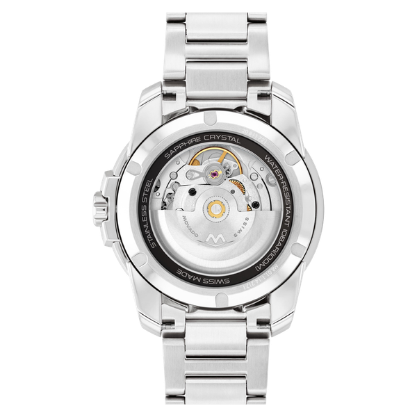 Movado BOLD Verso Automatic Men's Stainless Steel Watch Image 3 Venus Jewelers Somerset, NJ