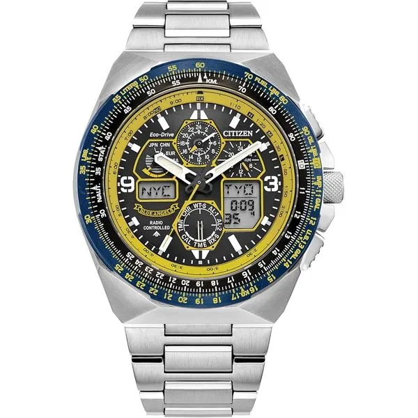 Citizen Eco-Drive Promaster Skyhawk A-T Stainless Steel Bracelet Watch – 46mm Image 4 Venus Jewelers Somerset, NJ
