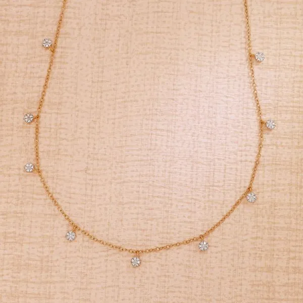 Fun in the Sun Sterling Silver Diamond Necklace Venus Jewelers Somerset, NJ