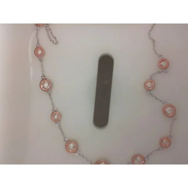 ELLE Sterling Silver Gems by the Yard Necklace Image 2 Venus Jewelers Somerset, NJ