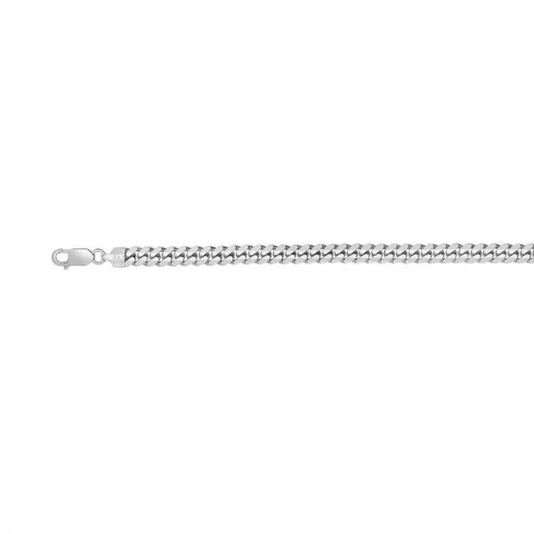 Sterling Silver Miami Cuban Bracelet Length 8.5 Venus Jewelers Somerset, NJ