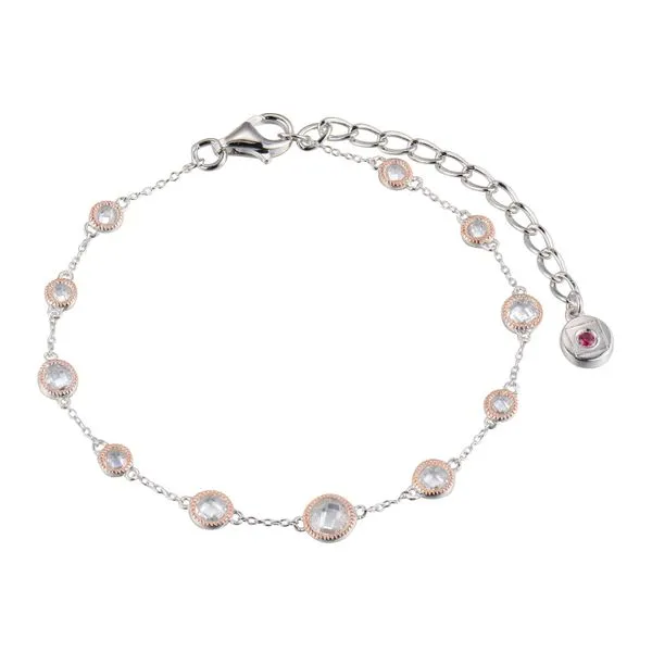 Sterling Silver Essence Bracelet with Cubic Zirconium Venus Jewelers Somerset, NJ