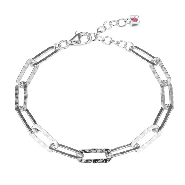 Sterling Silver Hammered Link Bracelet Venus Jewelers Somerset, NJ