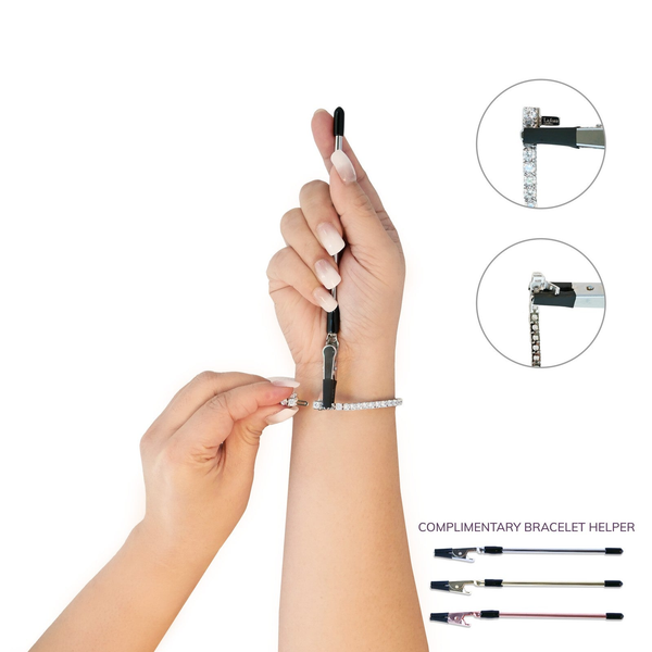 Gold-Plated Sterling Silver Mother-of-Pearl Paperclip Bracelet – 6.8” Image 3 Venus Jewelers Somerset, NJ