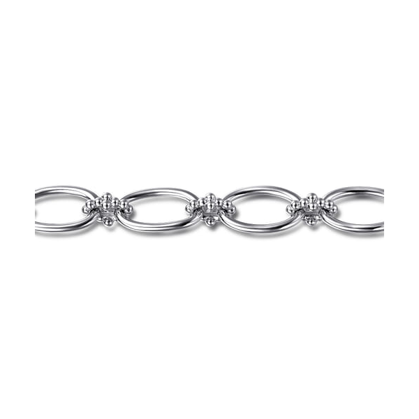 Sterling Silver Link Chain Bracelet Image 2 Venus Jewelers Somerset, NJ
