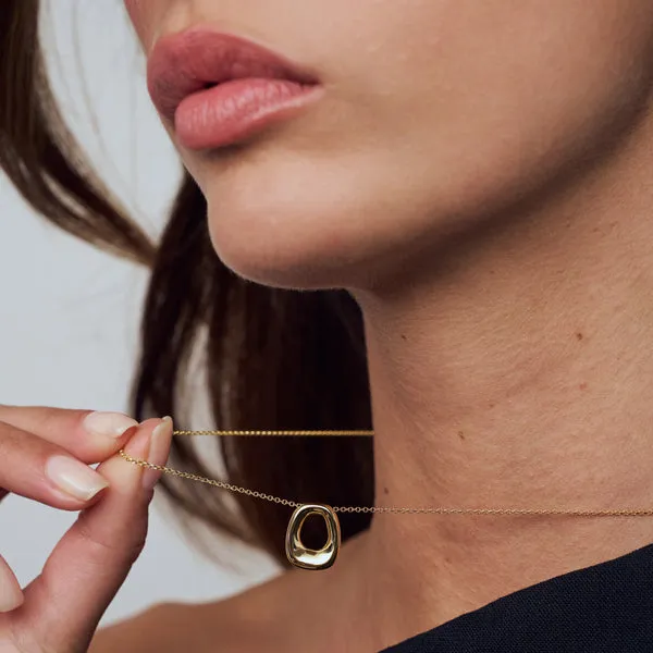 Yellow Gold Over Sterling Silver Pinaura Pendant Image 3 Venus Jewelers Somerset, NJ