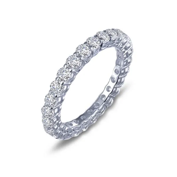 Sterling Silver Cubic Zirconia Eternity Band Venus Jewelers Somerset, NJ