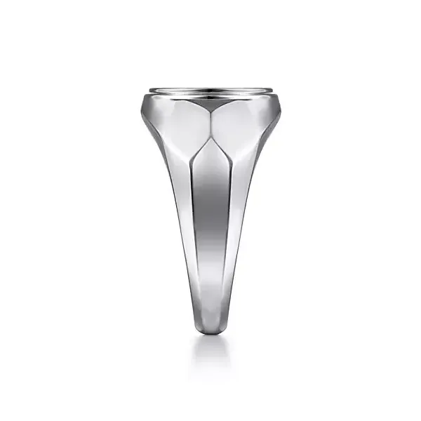 Gabriel & Co. White Sterling Silver Contemporary Ring – Size 10 Image 3 Venus Jewelers Somerset, NJ