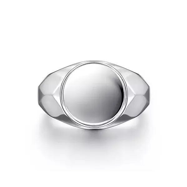 Gabriel & Co. White Sterling Silver Contemporary Ring – Size 10 Venus Jewelers Somerset, NJ