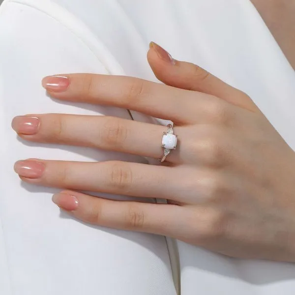 Three-Stone Engagement Ring Image 2 Venus Jewelers Somerset, NJ