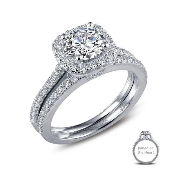 Sterling Silver Joined At The Heart Wedding Ring Set Venus Jewelers Somerset, NJ