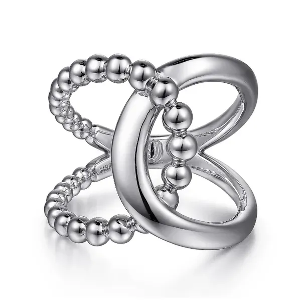Sterling Silver Bujukan Criss-Cross Ring Venus Jewelers Somerset, NJ