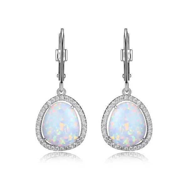 Sterling Silver and Cubic Zirconium Hoop Earrings Venus Jewelers Somerset, NJ