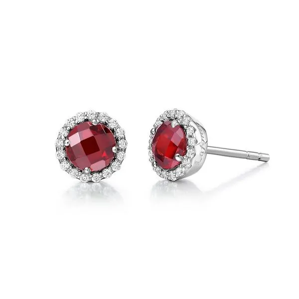 Sterling Silver Garnet Earrings Venus Jewelers Somerset, NJ