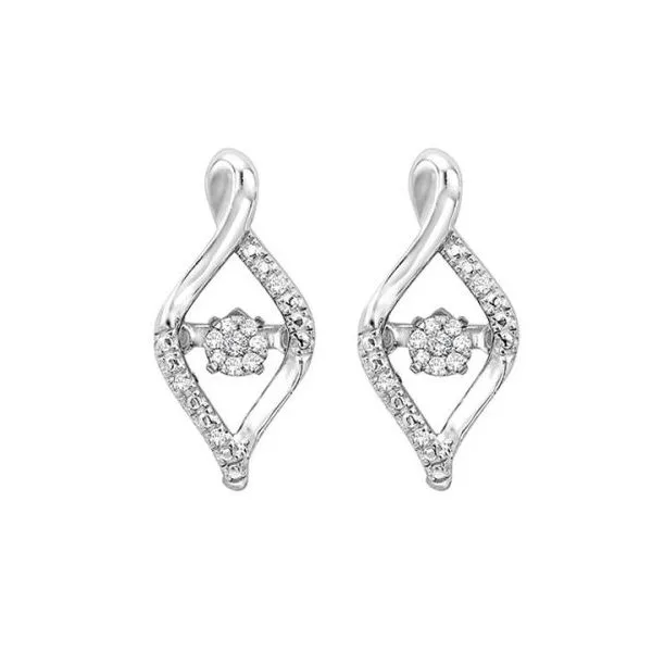 Sterling Silver Rhythm Of Love Stud Earrings Venus Jewelers Somerset, NJ