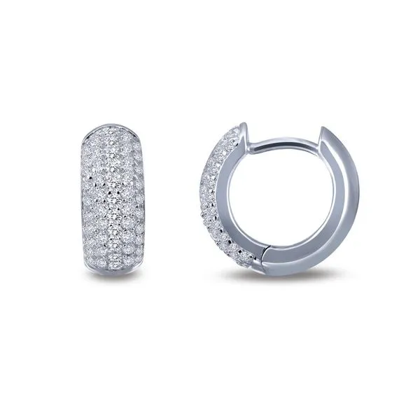 5-Row Huggie Hoop Earrings Venus Jewelers Somerset, NJ