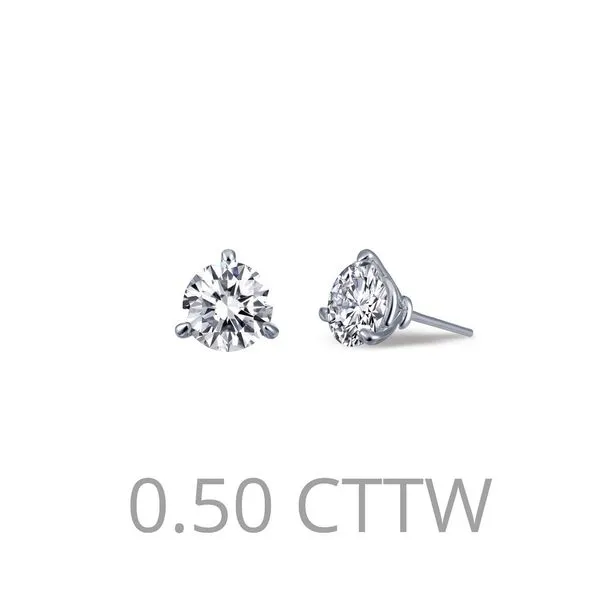 Lafonn Sterling Silver CZ Diamond Stud Earrings Venus Jewelers Somerset, NJ