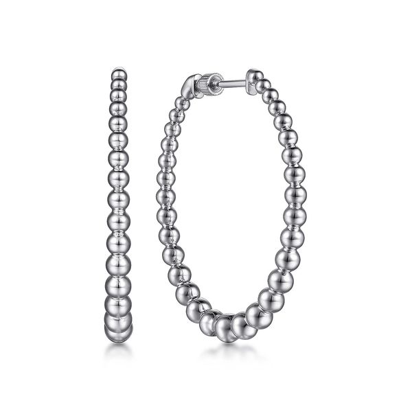 Large Sterling Silver Hoop Earrings Venus Jewelers Somerset, NJ