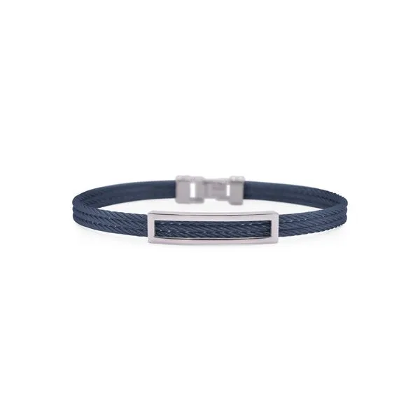 Men's ALOR Blueberry Stainless Steel Bracelet Venus Jewelers Somerset, NJ