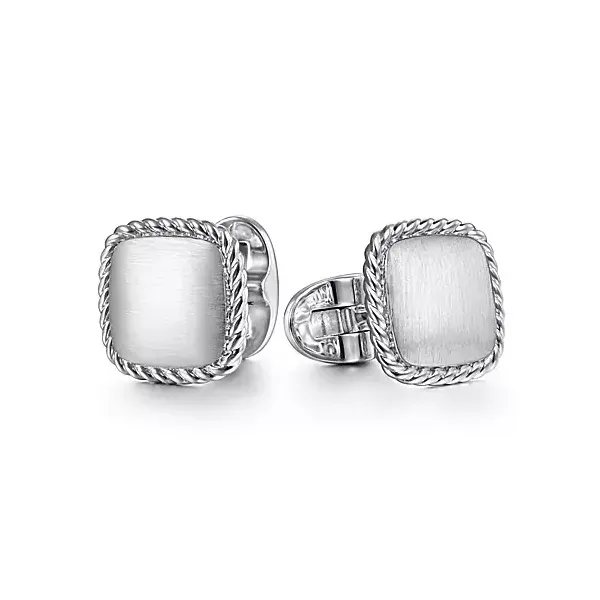 Sterling Silver Twisted Rope Cufflinks Venus Jewelers Somerset, NJ