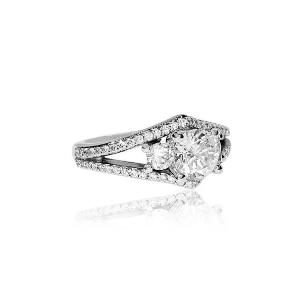 1.01ct Round Brilliant Cut Lab Grown Diamond Ring Image 2 Victoria Jewellers REGINA, SK